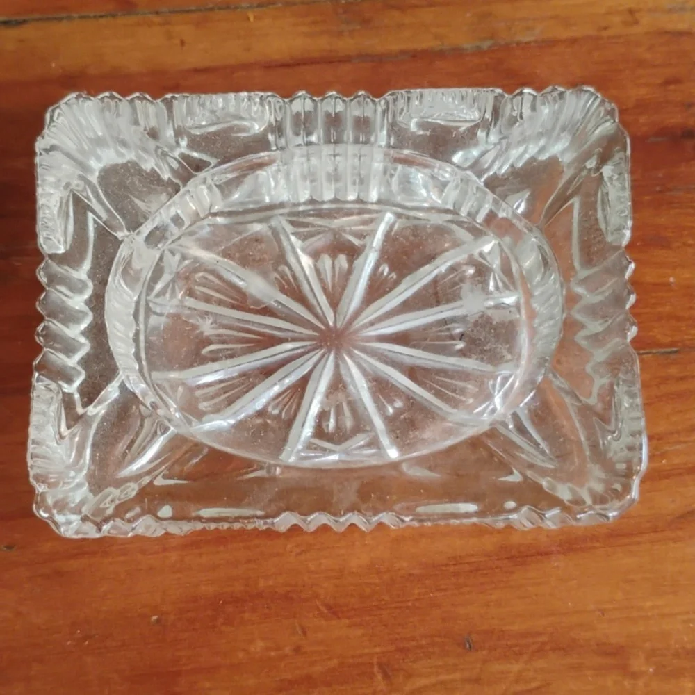 🚬  CRYSTAL ASHTRAY Vintage  EPLVC